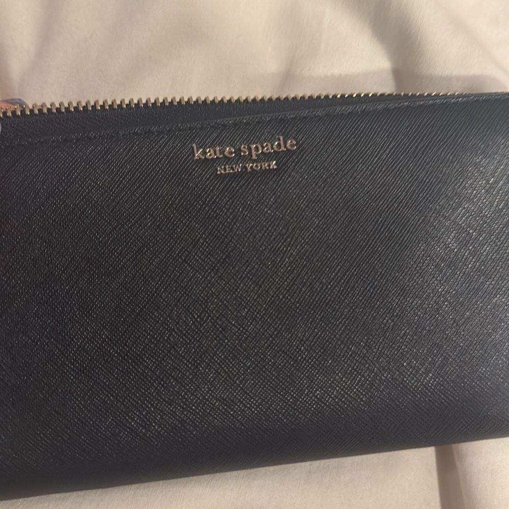 Kate Spade Large Black Zip-Around Continental Wallet - Picture 4 of 4